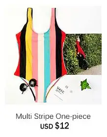 Multi Stripe One-piece 12-R103