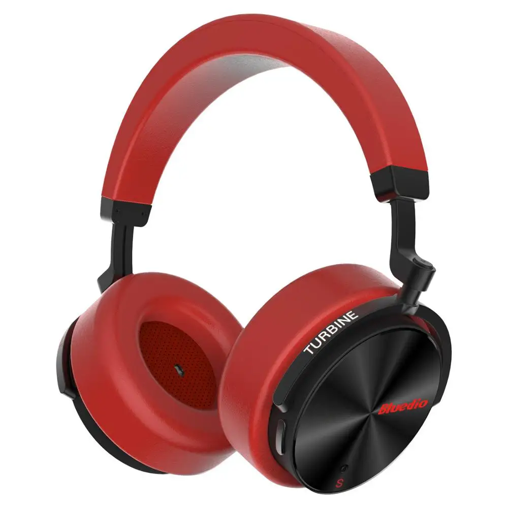 T5 Hi-Fi активные наушники с шумоподавлением Беспроводные bluetooth наушники с микрофоном для телефонов xiaomi huawei - Цвет: Красный