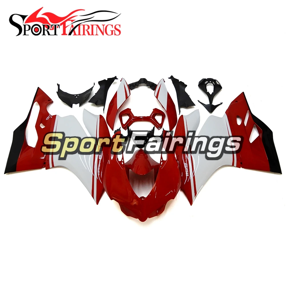 Полные Обтекатели для Ducati 1199 899 год 2012 2013 ABS мотоцикл полный комплект обтекателя Чехлы для кузова рамки для кузова красный белый