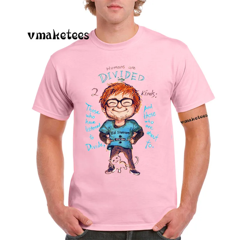 Забавная футболка с коротким рукавом и круглым вырезом для мужчин и женщин GMT579C - Цвет: Pink
