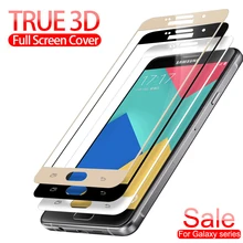 3D полное покрытие из закаленного стекла для samsung Galaxy A3 A5 A7 J3 J5 J7 Защитная пленка для экрана