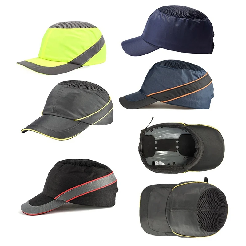 Защитный шлем для работы, защитный шлем, дышащий, защищающий от воздействия, облегченные каски, модная повседневная Солнцезащитная шапка
