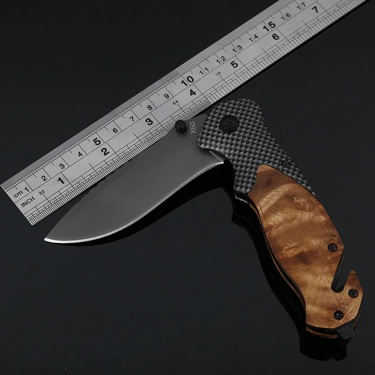 ToughKeng Тактический карманный складной нож 440C стальной армейский практика