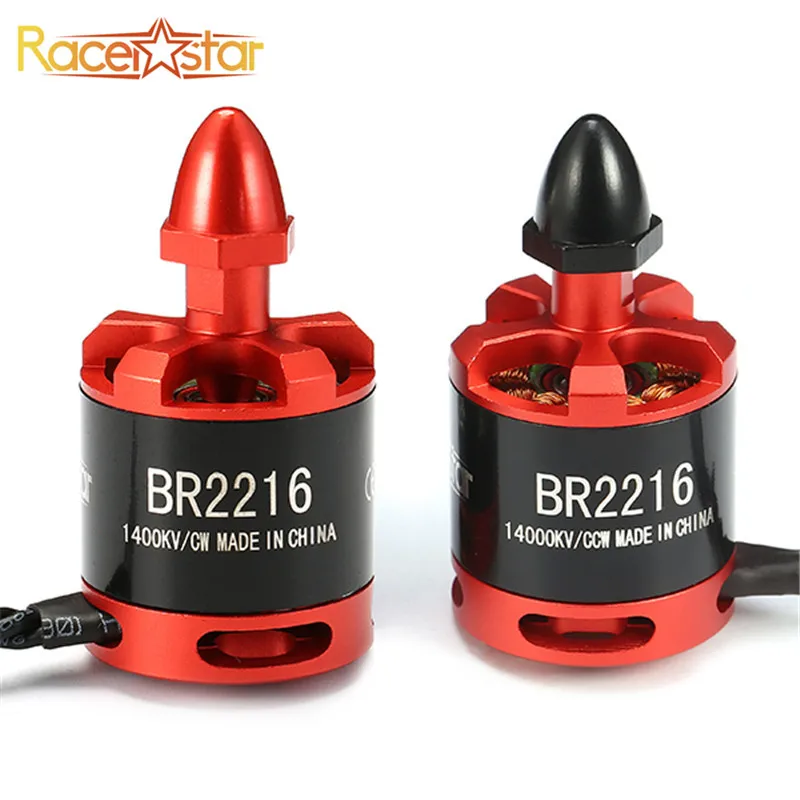 

Original Racerstar Racing Edition 2216 BR2216 1400KV 2-4S Brushless Motor For 350 380 400 450 Frame Kit for RC Helicopter Parts