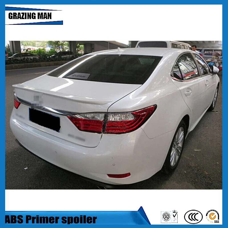 

ABS Primer Color ES250 ES300 ES350 Rear Lip Spoiler For ES250 ES300 ES350 2013 2014 2015