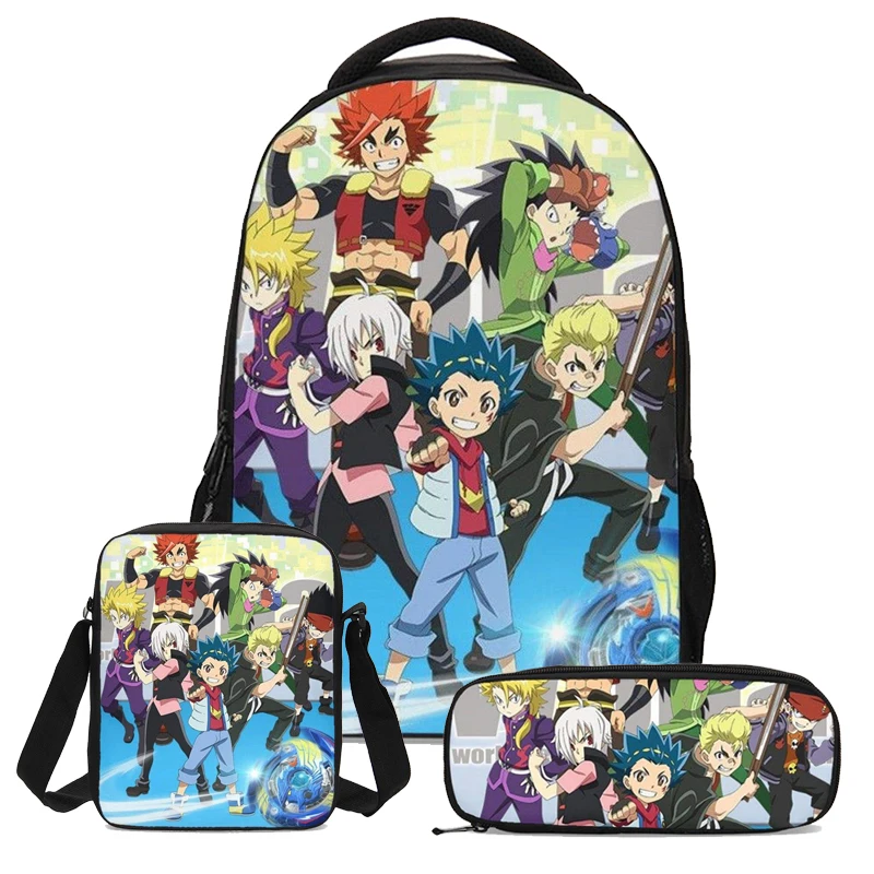 4 Beyblade сумки для подростков ежедневный рюкзак модный подарок Сюрприз рюкзак для детей мальчиков и девочек школьный ранец мужские сумки для ноутбуков 3 шт./компл - Цвет: 4