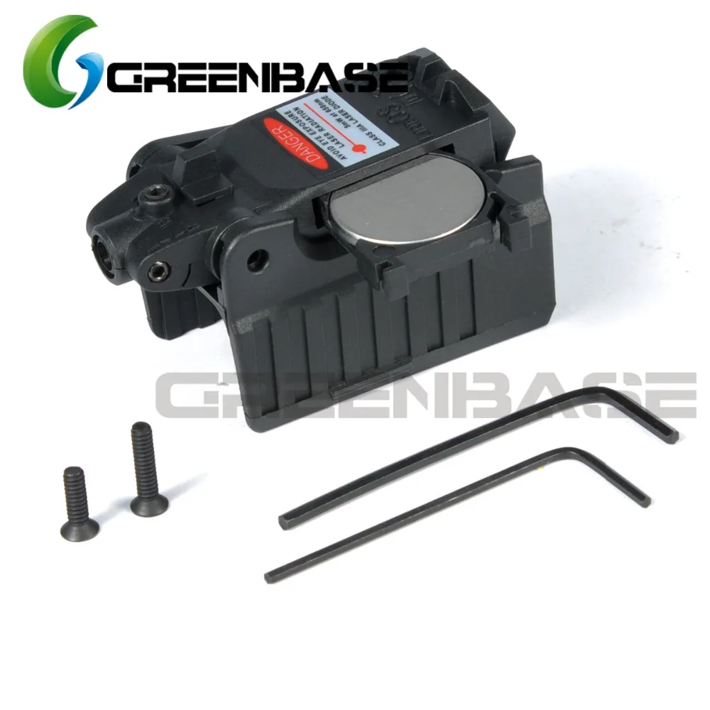 Greenbase тактический Глок лазерный прицел сзади красный лазер с целью Fit Airsoft Glock 17 18C
