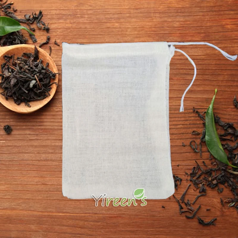 

Wholesale 100pcs Pure Cotton Yarn Bag 60 X 80mm Halogen cooking Medicine Filter Bags, Repeated use Cotton gauze No bleach