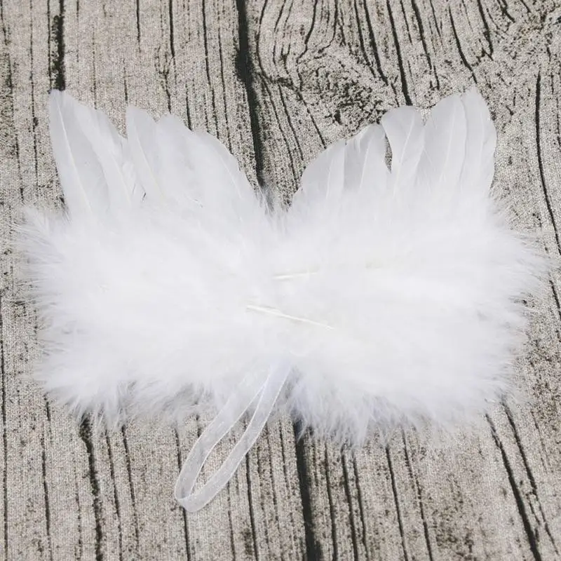 Sales New Angel Wings White Photo Baby Kids For Decoration Feather