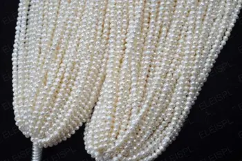 

wholesale lots 10PCS 4-5mm genuine freshwater pearl strands small beads 36cm
