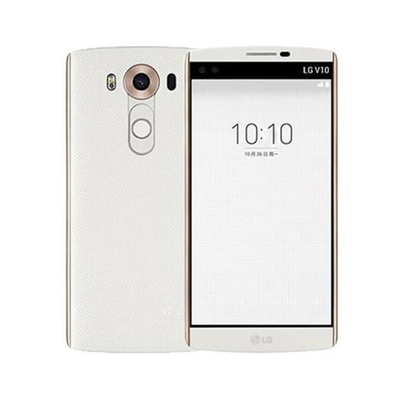 Разблокированный LG V10 H901/H961 с одной/двумя sim-картами 5," 4 Гб ОЗУ 64 Гб ПЗУ 3 камеры отремонтированный мобильный телефон без иврита