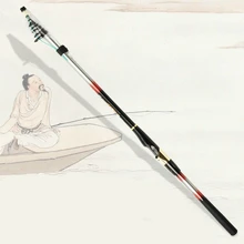 Высокое качество Портативный 1 шт./лот 2,4/2,7/3,0/3,6/4,5 м скала ручной морская двойной бросок полюс