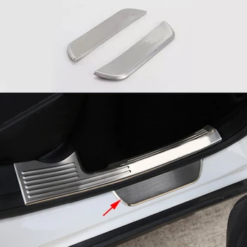 

2x Steel Door Sill Scuff Plate Outer Pad Cover Trim For Benz GLC Class X205 16-17