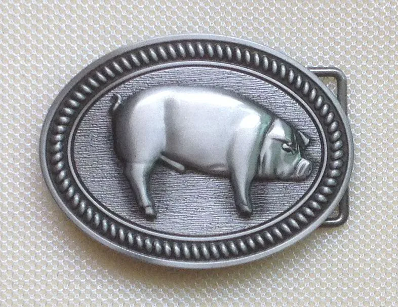

Пряжка для ремня свиньи с petwer Finsh Sliver SW-BY195, абсолютно новое состояние, непрерывный запас