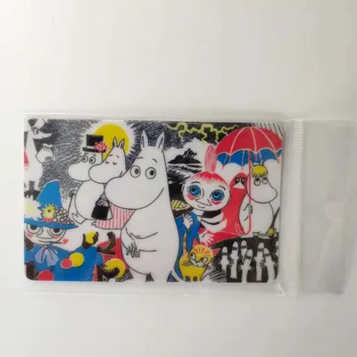 Moomin, новинка, наклейка на автобус, карточку, игрушка, наклейка, малыш, Муми, мультяшная наклейка, милый финский персонаж, наклейка на телефон, приятный цвет, наклейка - Цвет: 3