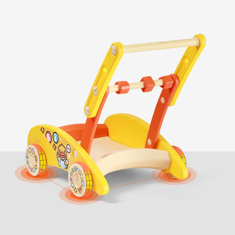 Новинка, детский четырехколесный игрушечный автомобиль, ультра-светильник для малышей, легко переносить, складной, с защитой от опрокидывания