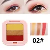 Novo-palette de fards à paupières, 3 couleurs, dégradé, résistant à l'eau, longue durée, poudre, rouge, citrouille, crépuscule, BN079 ► Photo 1/6