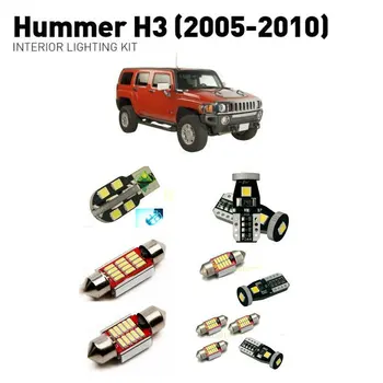 

Led interior lights For Hummer h3 2005-2010 7pc Led Lights For Cars lighting kit automotive bulbs Canbus