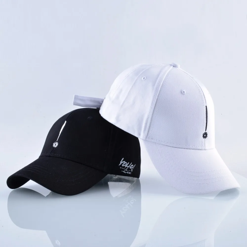 Gorra de béisbol de algodón Unisex Para hombres y mujeres gorra de béisbol con letras bordadas a la moda Gorras Para Hombre Beisbol negro blanco amantes hueso