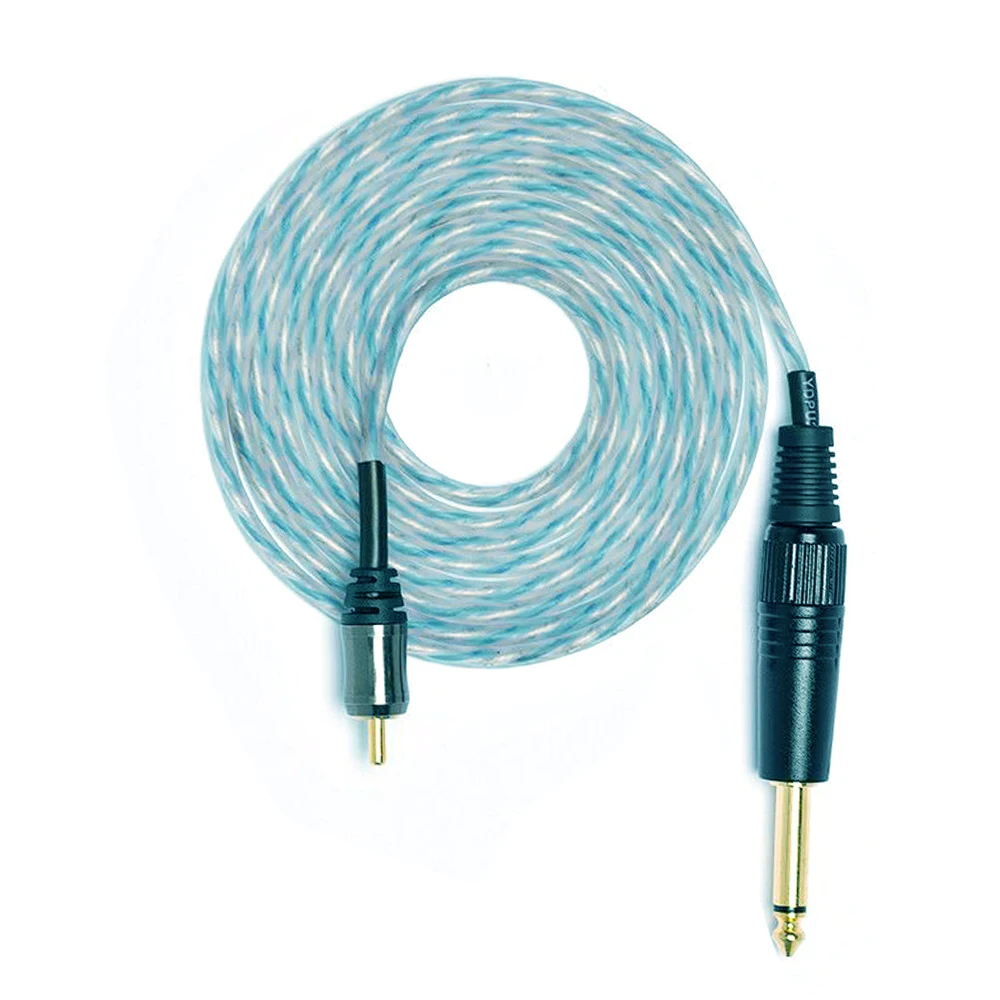 

Newest High Quality 1.8m Long Silicone Soft Tattoo RCA Clip Cords Connector Clip Cords for Tattoo Machines Power Supply