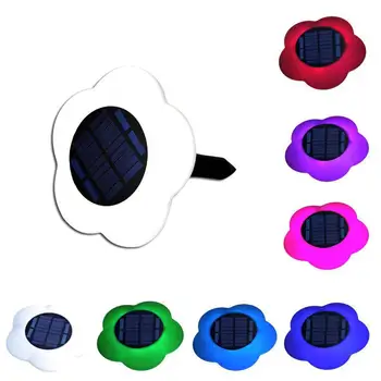 

LanLan Waterproof Colorful Changing LED Solar Powered Light Path Flower Shape Lights forLawn Garden Landscape