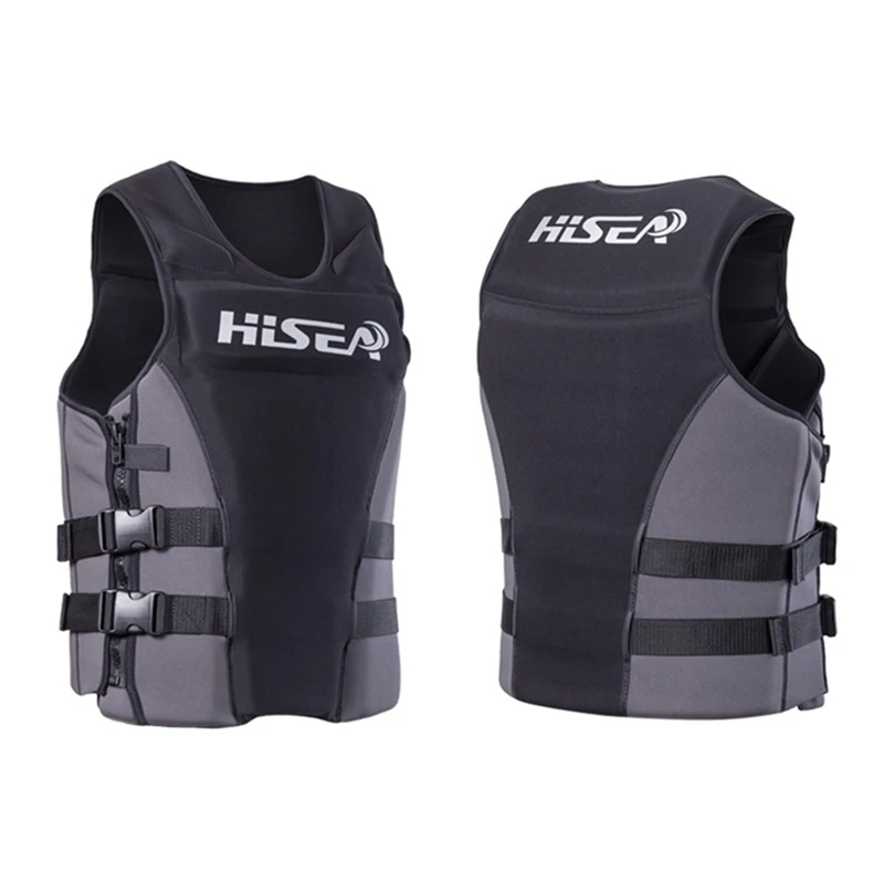 

Professional Adult Swimming Life Vest Neoprene Nylon Floating Clothing Buoyancy Life Jacket Surfing Drifting Motorboat Clothing
