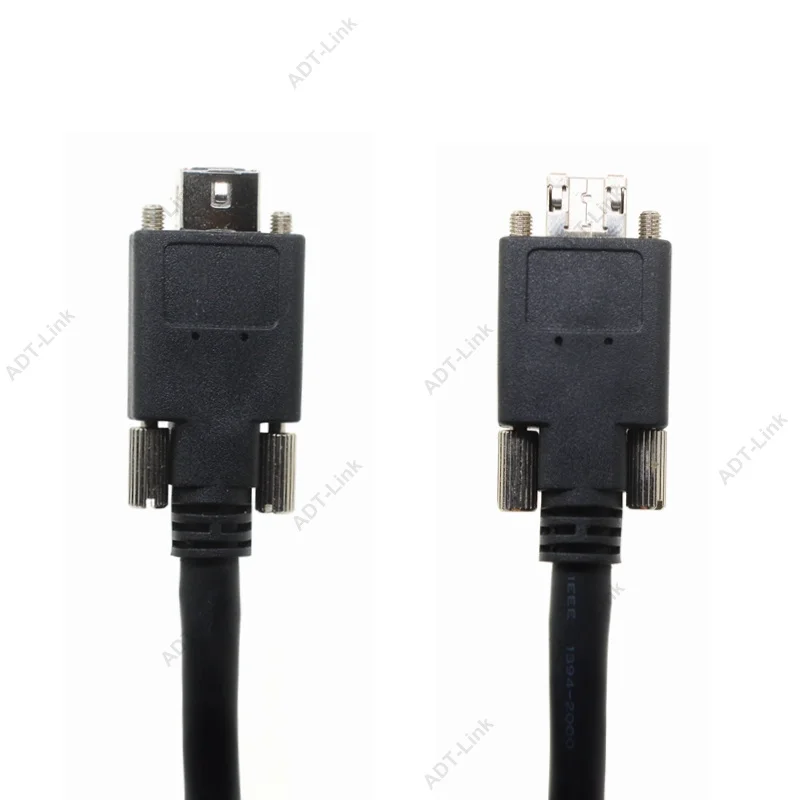 Cabo da Câmera 9pin para 9pin 1394b com Parafusos para Avt Firewire Macho Ieee Industrial Câmera Baumer Jai Haikang Ieee1394b - Image 2