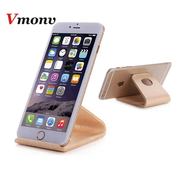 

Vmonv Universal Wooden Tablet Phone Stand Holder For iPad Mini Mobile Phone Stand Mount For iPhone Samsung Xiaomi Huawei 2018