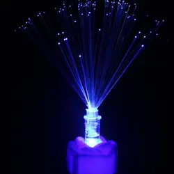 Светодио дный светодиодная оптическая волоконная лампа для гостиной ночной украшения Дети праздник свадебный подарок лампа батарея
