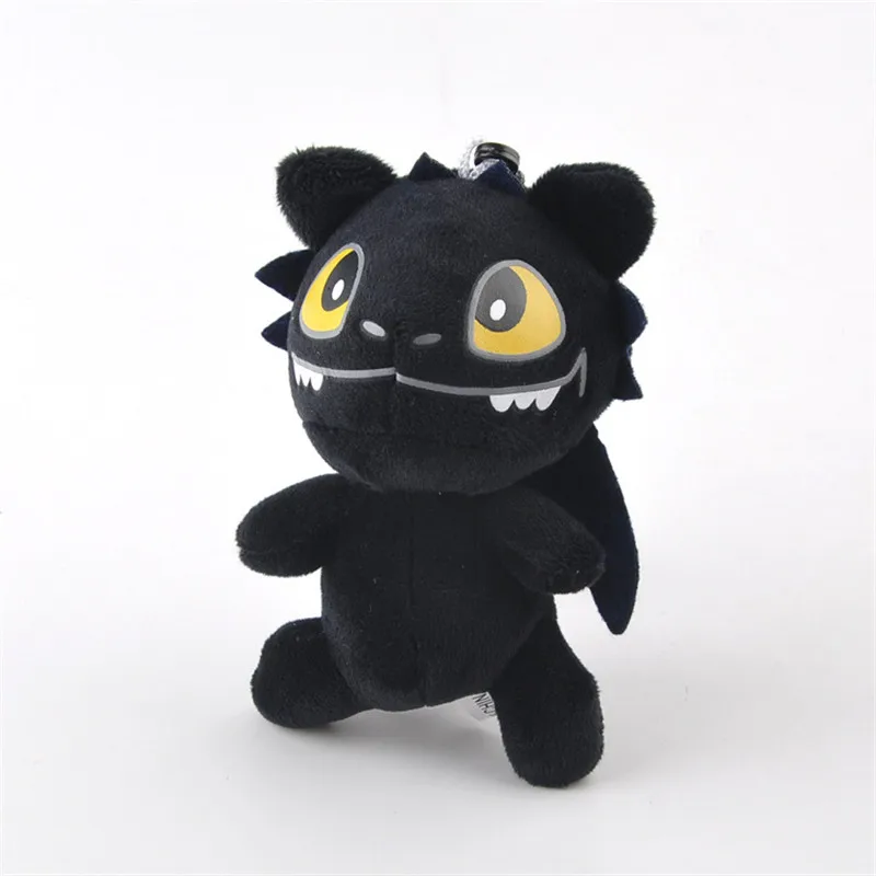 New How To Train Your Dragon 3 Plush Dolls Black Dragon Night Fury Toothless White Dragon Light Fury Peluche Toys Key Bag Pendants  (18)