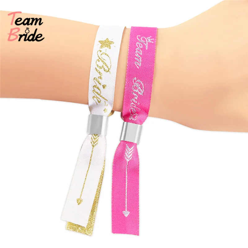 Командная надпись Bride Tribe девичник праздничный браслет для невесты ручной работы