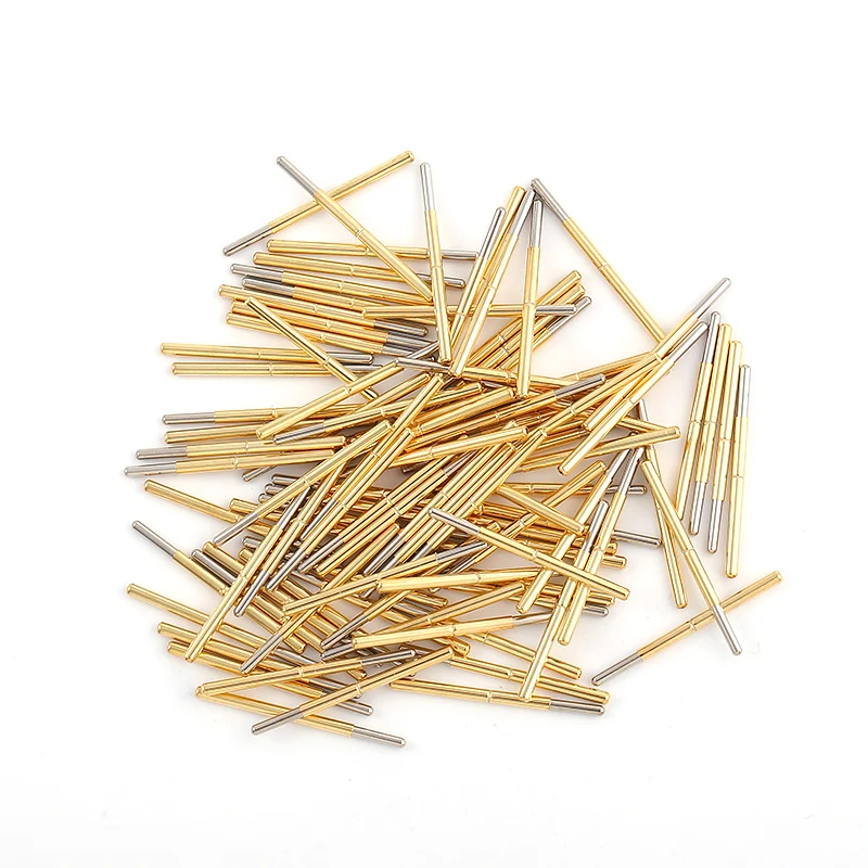 P125-J small round head Test Spring Thimble 100 Pcs/Pack Integrated Detection Probe Tool Accessories
