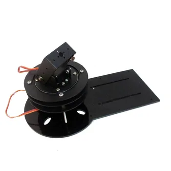 

2 DOF All Metal Rotation Base Platform For Robot Arm With 2pcs High Torque Servo 996r/DS3218 Robotic Teaching Project of Arduino