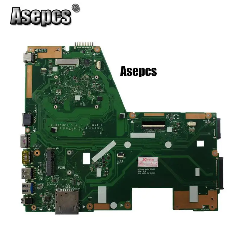 Asepcs X551MA материнская плата для ноутбука ASUS X551MA X551M X551 F551MA D550M Тесты оригинальная материнская плата N3540 4-х ядерный Процессор