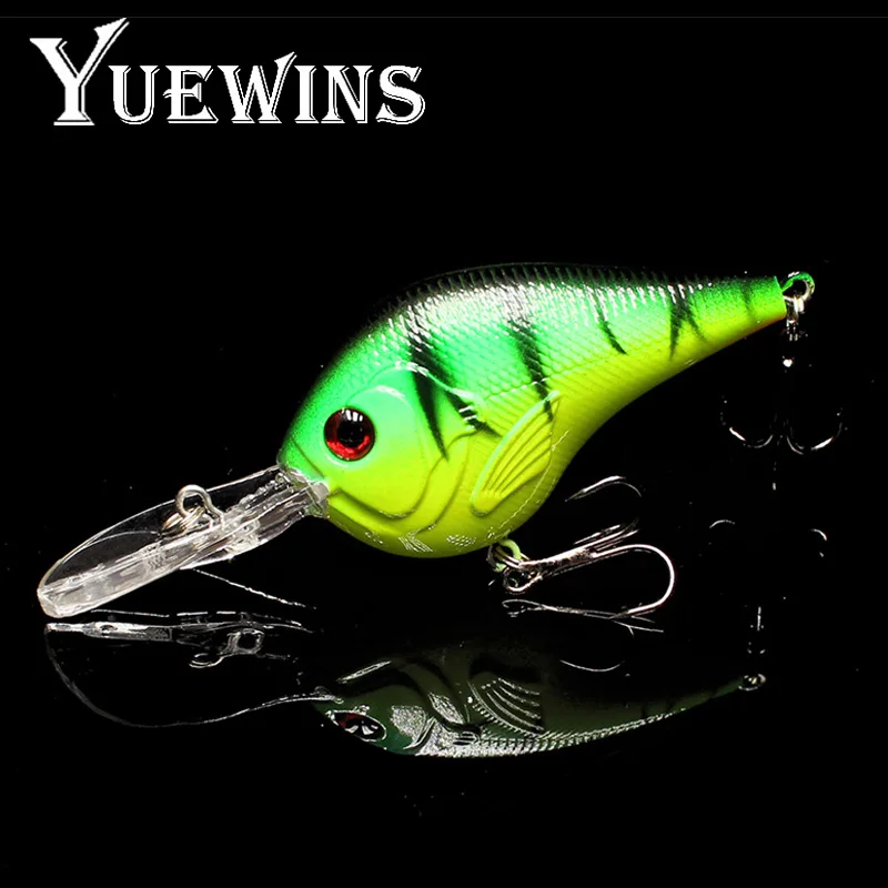 Yuewins 90 мм 10g большой воблер Рыболовная Приманка Minnow приманка для бас Воблер