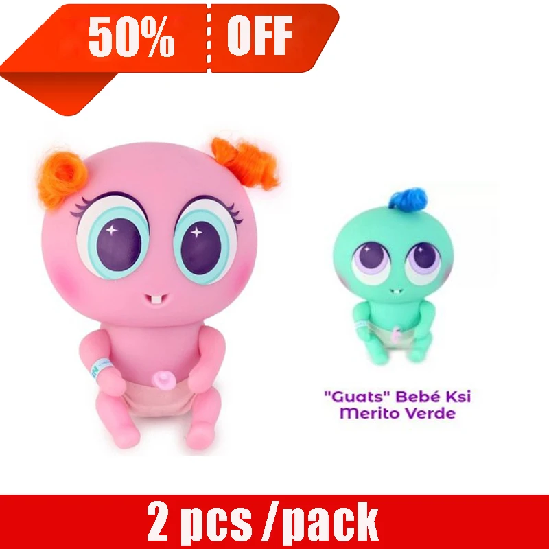 

2019 Cute Ksimeritos Juguetes Ksimerito Nerlie Neonate Doll Casimeritos Toys Chivatita Guats Model For Girls Boys 2 Pcs/Lot