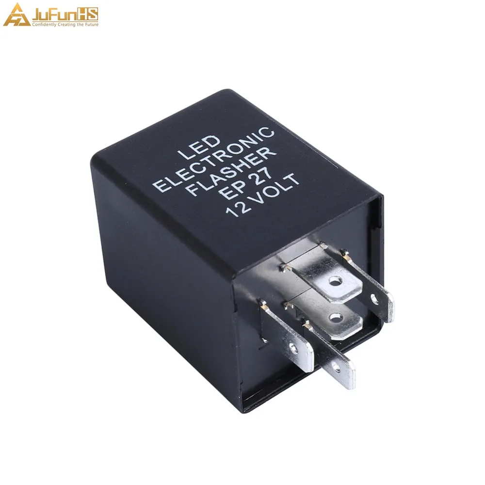 5 Pin EP27 FL27 LED Flasher Relay 12V Car Electronic For Turn Signal Lamp blinker corner light 5P Hyper Flash Auto Relays | Автомобили и