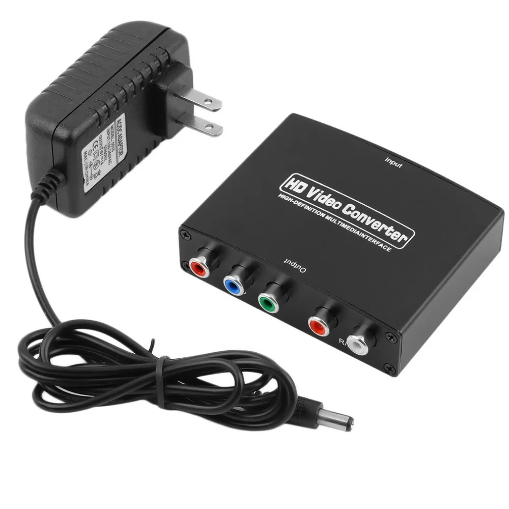 

1pcs Scart to HDMI Video Converter Black hot selling Brand  hot new