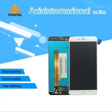 Дешевые Для 5,2 »zte Нубия Z11 мини S NX549J Axisinternational ЖК-дисплей экран + Сенсорная панель планшета белый/черный Бесплатная доставка