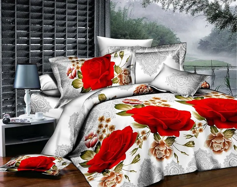 BEST.WENSD Wedding 3d Jacquard Bedding flower,heart shaped,stripe