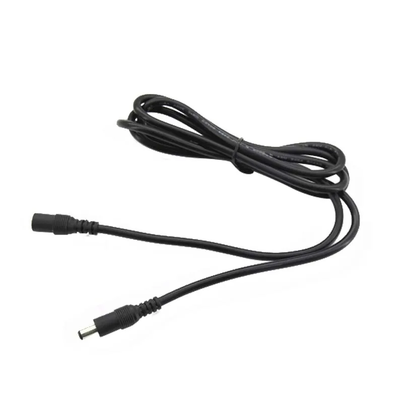

1m 2m 3m 5M DC Light Strip Connector Power Plug with extension wire 5.5 X 2.1 mm DC female & Male Jack adapter