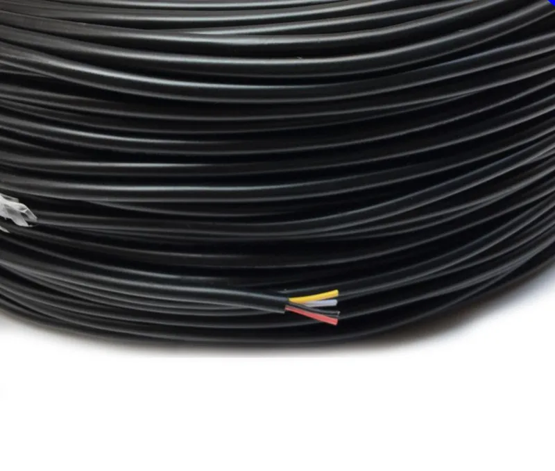 Американский стандарт Шнур питания UL 2464 3 ядра 24AWG электронный провод обшитый проволокой обшитый кабель сигнальный шнур луженая медная проволока
