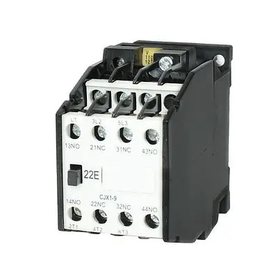 CJX1-9 AC Contactor 110V 50Hz Coil 9A 3-Phase 3-Pole 2NO + 2NC CJX1-9 AC Contactor 110V 50Hz Coil 9A 3-Phase 3-Pole 2NO + 2NC