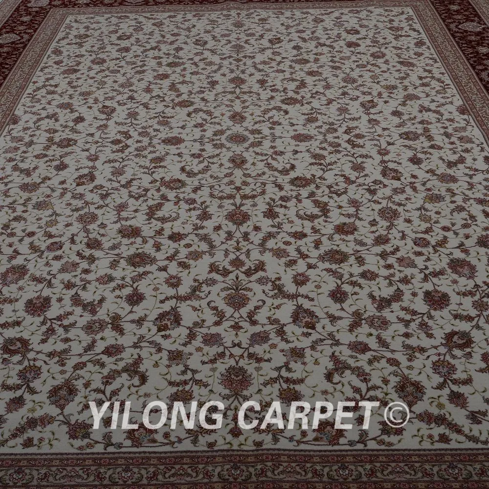 Yilong 8,5 "x11.8 8' Топ hereke шерстяной шелковые ковры ручной работы изысканный персидский ковер шерстяной (1903)