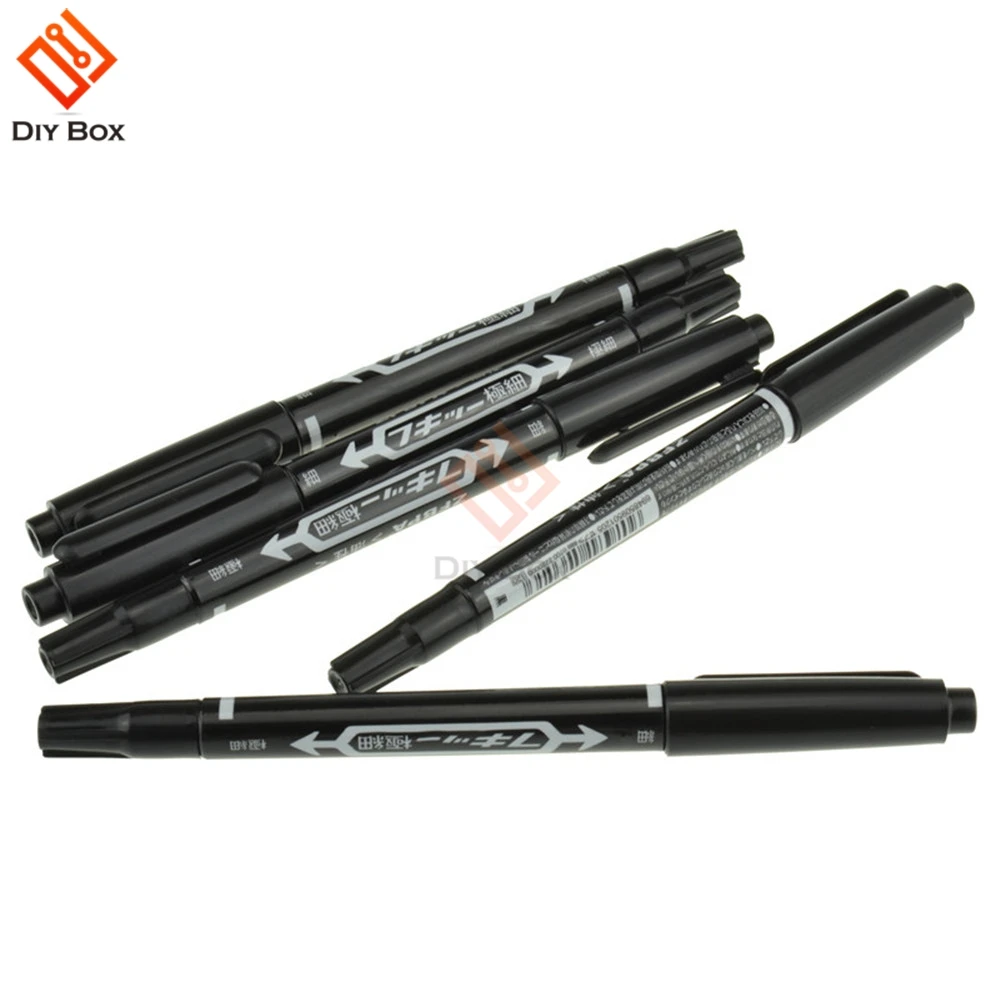 

5PCS CCL Anti-etching PCB circuit board Ink Marker Double Pen For DIY PCB