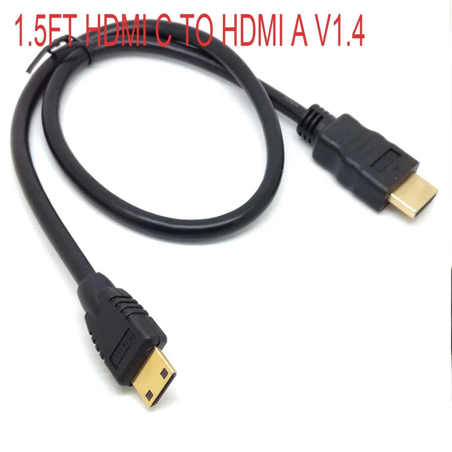 

5FT Mini HDMI C male TO HDMI A male v1.4 HD Video cable FOR Sony NEX-C3 NEX-5/N NEX-F3 NEX-7 v Camera