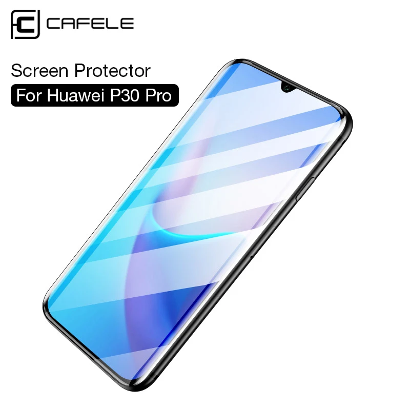 CAFELE 5D Edge закаленное стекло для huawei P30 pro защита экрана ультра тонкий полный чехол Защитная стеклянная пленка для huawei P30pro