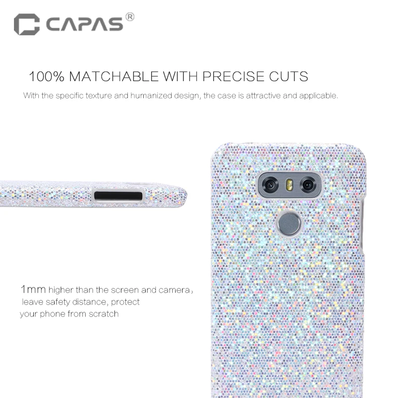 CAPAS для LG G6 чехол, 3D углеродное волокно с деревянным рисунком, жесткий PC пластик, задняя крышка для LG G6 Dual H870DS, Защитные Чехлы