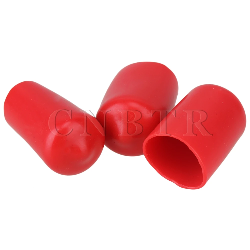 

CNBTR Soft Silicone Screw Thread Protector Cover 12mm Dia Vinyl Round Hose End Blanking Caps PVC Finisher Pipe Stop Pack of 10