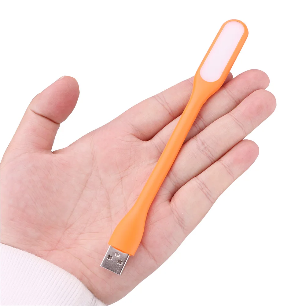 Регулируемый гибкий светодиодный мини светильник USB для ноутбука ночник кемпинг